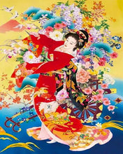 Carica l'immagine nel visualizzatore di Gallery, Diamond Painting - Giapponese nei vestiti tradizionali