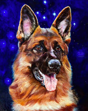 Carica l'immagine nel visualizzatore di Gallery, Diamond Painting - Cane da Pastore tedesco