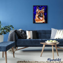 Carica l'immagine nel visualizzatore di Gallery, Diamond Painting - Cane da Pastore tedesco