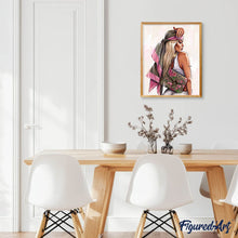 Carica l'immagine nel visualizzatore di Gallery, Diamond Painting - Profilo di Donna con Foulard