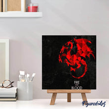 Carica l'immagine nel visualizzatore di Gallery, Diamond Painting - Fuoco E Sangue
