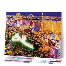 Carica l'immagine nel visualizzatore di Gallery, Diamond Painting - Las Vegas di notte
