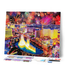 Carica l'immagine nel visualizzatore di Gallery, Diamond Painting - Fuochi d'artificio a Las Vegas