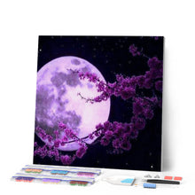 Carica l'immagine nel visualizzatore di Gallery, Diamond Painting - Luna Piena E Fiori