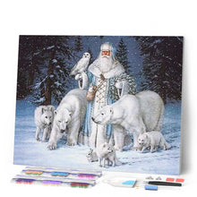 Carica l'immagine nel visualizzatore di Gallery, Diamond Painting - Pupazzo Di Neve E Animali Della Foresta