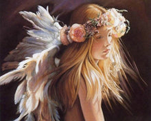 Carica l'immagine nel visualizzatore di Gallery, Diamond Painting - Bambina e Piume