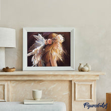 Carica l'immagine nel visualizzatore di Gallery, Diamond Painting - Bambina e Piume