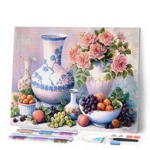 Carica l'immagine nel visualizzatore di Gallery, Diamond Painting - Vasi E Frutta