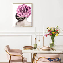 Carica l'immagine nel visualizzatore di Gallery, Diamond Painting - Chignon Floreale