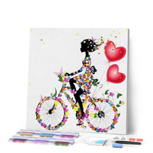 Carica l'immagine nel visualizzatore di Gallery, Diamond Painting - Bici E Fiori