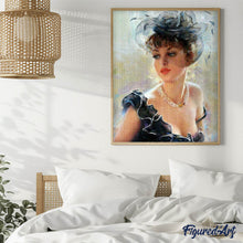 Carica l'immagine nel visualizzatore di Gallery, Diamond Painting - Elegante in Nero