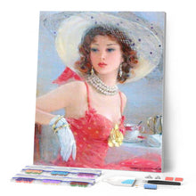 Carica l'immagine nel visualizzatore di Gallery, Diamond Painting - Elegante in Rosso