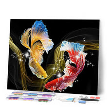 Carica l'immagine nel visualizzatore di Gallery, Diamond Painting - Duo di Pesci