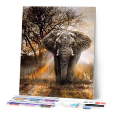 Carica l'immagine nel visualizzatore di Gallery, Diamond Painting - Elefante Nella Savana