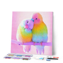 Carica l'immagine nel visualizzatore di Gallery, Diamond Painting - Coppia Di Pappagalli