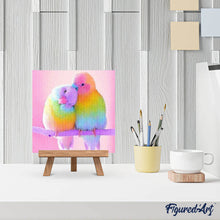 Carica l'immagine nel visualizzatore di Gallery, Diamond Painting - Coppia Di Pappagalli