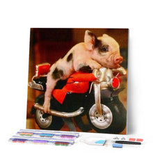 Carica l'immagine nel visualizzatore di Gallery, Diamond Painting - Maiale E Moto