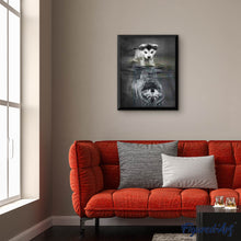 Carica l'immagine nel visualizzatore di Gallery, Diamond Painting - Riflesso Di Cane E Lupo
