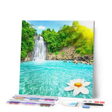 Carica l'immagine nel visualizzatore di Gallery, Diamond Painting - Laguna E Cascata