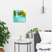 Carica l'immagine nel visualizzatore di Gallery, Diamond Painting - Laguna E Cascata