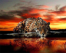 Carica l'immagine nel visualizzatore di Gallery, Diamond Painting - Leopardo