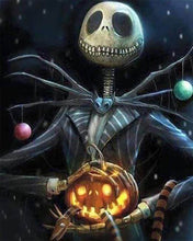 Carica l'immagine nel visualizzatore di Gallery, Diamond Painting - Scheletro Di Halloween