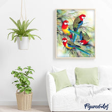 Carica l'immagine nel visualizzatore di Gallery, Diamond Painting - Pappagalli Sul Ramo