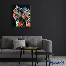 Carica l'immagine nel visualizzatore di Gallery, Diamond Painting - Coppia Di Zebre