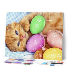 Carica l'immagine nel visualizzatore di Gallery, Diamond Painting - Gatto E Uova