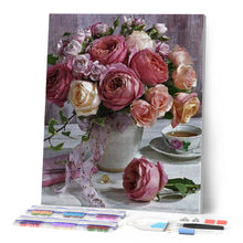 Carica l'immagine nel visualizzatore di Gallery, Diamond Painting - Bouquet Di Rose