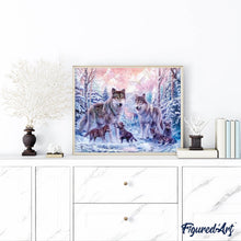 Carica l'immagine nel visualizzatore di Gallery, Diamond Painting - Lupi