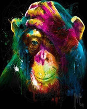 Carica l'immagine nel visualizzatore di Gallery, Diamond Painting - Scimmia Colorata