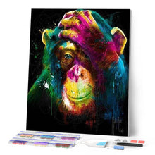 Carica l'immagine nel visualizzatore di Gallery, Diamond Painting - Scimmia Colorata