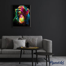 Carica l'immagine nel visualizzatore di Gallery, Diamond Painting - Scimmia Colorata