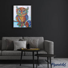 Carica l'immagine nel visualizzatore di Gallery, Diamond Painting - Gufo E Diamanti