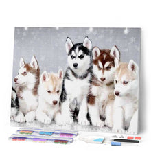 Carica l'immagine nel visualizzatore di Gallery, Diamond Painting - Piccoli Lupi