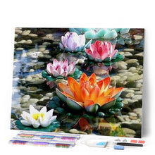 Carica l'immagine nel visualizzatore di Gallery, Diamond Painting - Ninfee A Colori