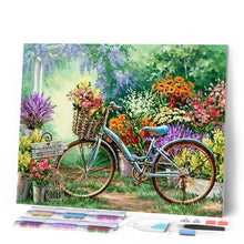 Carica l'immagine nel visualizzatore di Gallery, Diamond Painting - Biciclette E Fiori