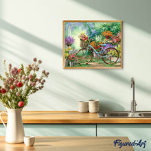 Carica l'immagine nel visualizzatore di Gallery, Diamond Painting - Biciclette E Fiori
