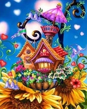 Carica l'immagine nel visualizzatore di Gallery, Diamond Painting - Castello Sui Girasoli