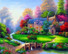 Carica l'immagine nel visualizzatore di Gallery, Diamond Painting - Villa Con Bel Giardino