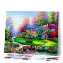 Carica l'immagine nel visualizzatore di Gallery, Diamond Painting - Villa Con Bel Giardino