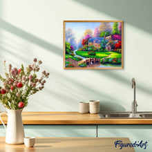 Carica l'immagine nel visualizzatore di Gallery, Diamond Painting - Villa Con Bel Giardino
