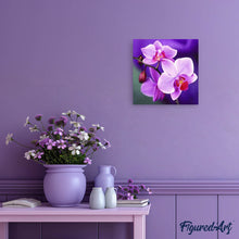 Carica l'immagine nel visualizzatore di Gallery, Diamond Painting - Fiore Viola