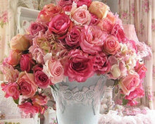 Carica l'immagine nel visualizzatore di Gallery, Diamond Painting - Grande Mazzo Di Rose