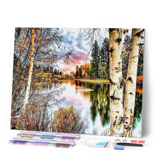 Carica l'immagine nel visualizzatore di Gallery, Diamond Painting - Betulle E Lago