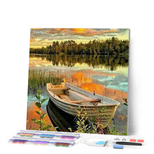 Carica l'immagine nel visualizzatore di Gallery, Diamond Painting - Barca Sul Lago