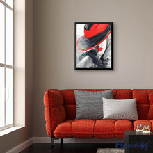 Carica l'immagine nel visualizzatore di Gallery, Diamond Painting - Donna Con Cappello Rosso