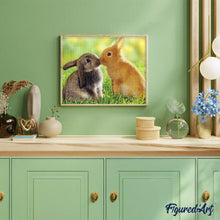 Carica l'immagine nel visualizzatore di Gallery, Diamond Painting - Coppia Di Conigli