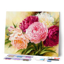 Carica l'immagine nel visualizzatore di Gallery, Diamond Painting - Sfumature Di Fiori Di Rosa